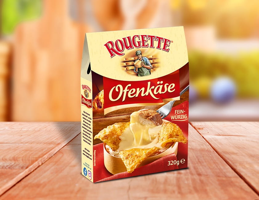 ROUGETTE Käse: Ofenkäse 320 g, Ofen. heißes Käsegericht - den für Rougette